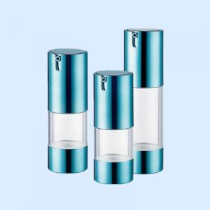 Airless Pulverizador de botellas de acrílico de cabeza para envases cosméticos
